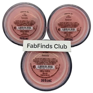 3x BareMinerals Loose Mineral Powder Blush in Beauty 0.03oz/0.85g Sealed - Picture 1 of 7