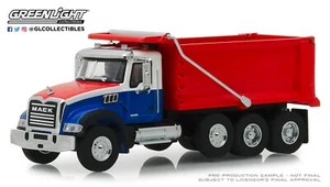 1:64 GreenLight *SD TRUCKS 6* Red White & Blue 2019 MACK Granite DUMP TRUCK NIP! - Picture 1 of 2