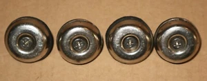 Lot of 4 Vintage Fender Sidekick Reverb 65 Guitar Amp Cabinet Metal Feet - Picture 1 of 3