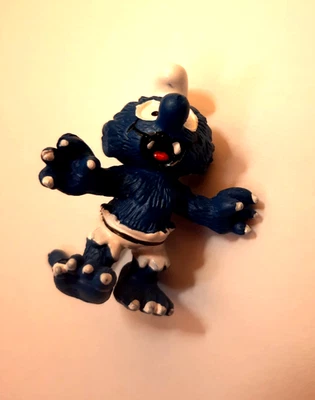 Smurfs 20543 Werewolf Halloween Smurf Wolfman Figure Vintage Toy PVC Figurine - Image 1 of 3