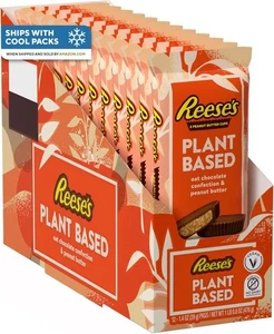 REESE'S Vegetable Based Oat & Peanut Butter Cups Vegan 40g (Pack of 9) USA - Picture 1 of 4