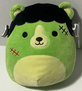Squishmallows Official 2021 Halloween 8" Len the Franken Bear Plush NWT - Picture 1 of 7