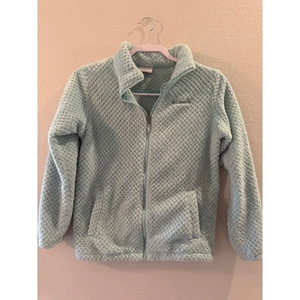 Chaqueta polar Columbia Girls Sportswear Company verde menta cremallera completa talla XL 18/20 - Imagen 1 de 7