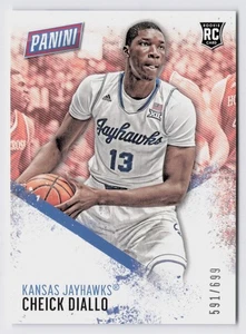 2016-17 Panini Cheick Diallo #86 (RC) /699 KANSAS JAYHAWKS - Picture 1 of 2