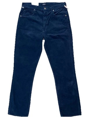 Pantalones de pana Citizens Of Humanity para mujer 29 azul Jolene cintura alta tobillo Foto 1 de 4