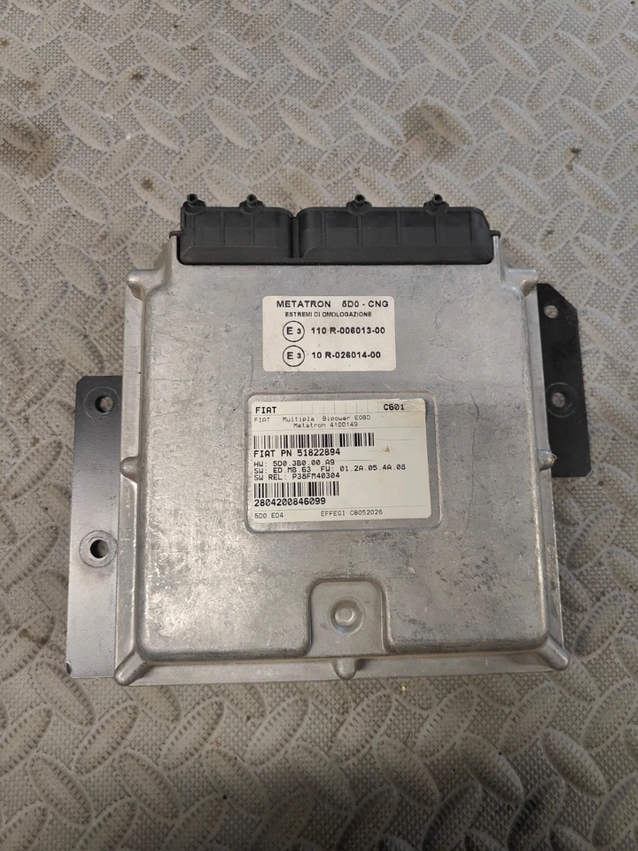 51822894 CENTRALINA METANO FIAT MULTIPLA 1.6 BENZ./METANO 76KW 5 P - Immagine 1 di 1