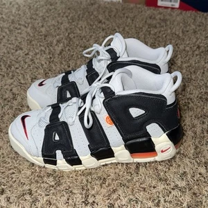 Nike Air More Uptempo Hoops Grey Beige Dust GS Size 7Y New Rare DX3360 001 - Picture 1 of 7