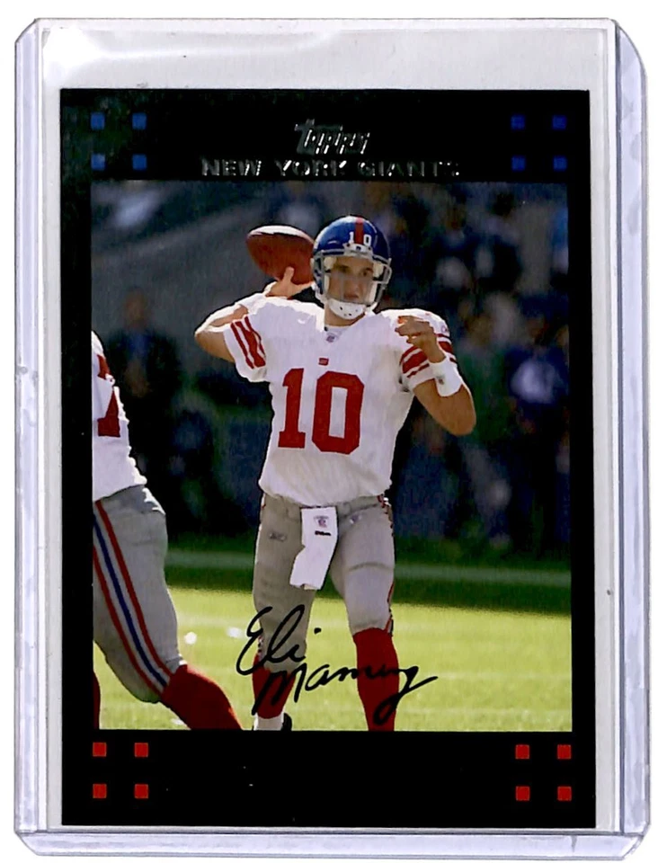 2007 Topps Eli Manning New York Giants #30 - Image 1 of 2
