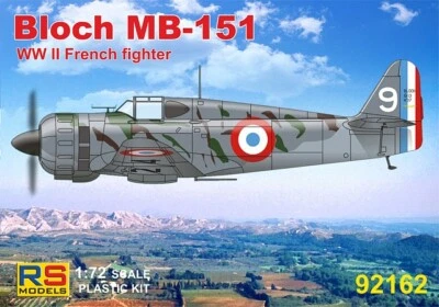 Bloch MB-151 (4 Decal V. For France, Greece, Germany) Resin Parts 1:72 Kit - Immagine 1 di 4