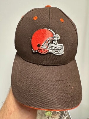 Youth CLEVELAND BROWNS Football Strapback Hat Cap NFL Helmet KIDS Boys Girls - Image 1 of 4