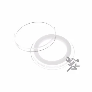 Cápsulas de monedas de cuarto de dólar de Estados Unidos, soportes Air-Tite anillo blanco de 24 mm, paquete de 10 - Imagen 1 de 2
