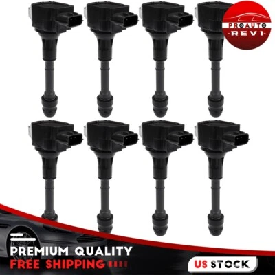 Bobina de encendido 8 unidades para Nissan Pathfinder Nissan Armada Titan V8 2008-2012 5,6 L Foto 1 de 4