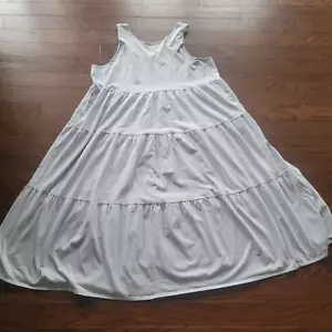 J.Crew Womens 3X Sleeveless Tiered Maxi Summer Dress Lavender - Picture 1 of 11