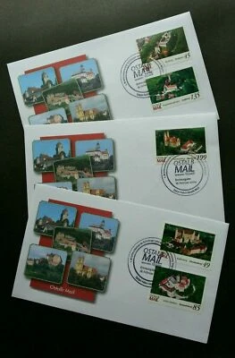 [SJ] Germany Private Post Ostalb Mail Architecture 2009 City House (FDC set) - Image 1 of 4