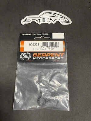 Serpent Vintage RC Car Part # 909238 Pulley with Washer 18T - Image 1 of 2