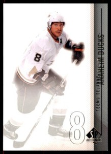 2010-11 Sp Authentic Teemu Selanne Ducks #94 *Noles2148*