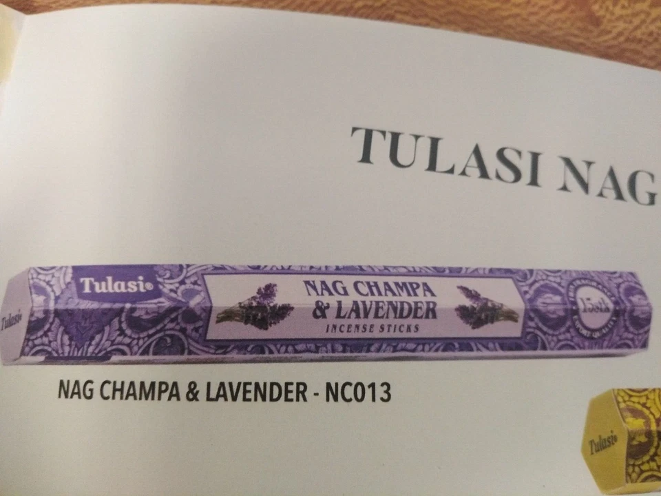 Tulasi Nag champa Lavender incense sticks /Agarbati [6 Pack of 20 Gms ] - Image 1 of 1