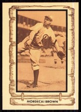 1982 Cramer Baseball Legends Series 3 Mordecai Brown Chicago Cubs #71