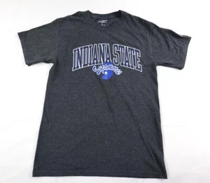 Champion Men’s Unisex Small (S) Indiana State Sycamores ISU Black T-Shirt - Picture 1 of 10