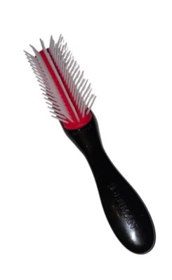 Denman D14 Mini Curl Definer Styler Cepillo de Pelo Negro 5 Filas Cartera de Plástico Reino Unido NUEVO Foto 1 de 4