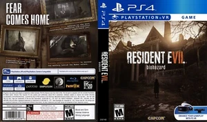 Resident Evil 7: Biohazard PS4 Ersatzbox Kunsthülle Einsatz Abdeckung nur - Bild 1 von 1