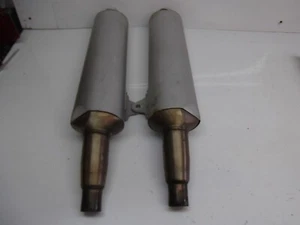 DUCATI MONSTER 620 EXHAUST SILENCERS PAIR ZDM-A29 ZDM-B29 - Picture 1 of 8