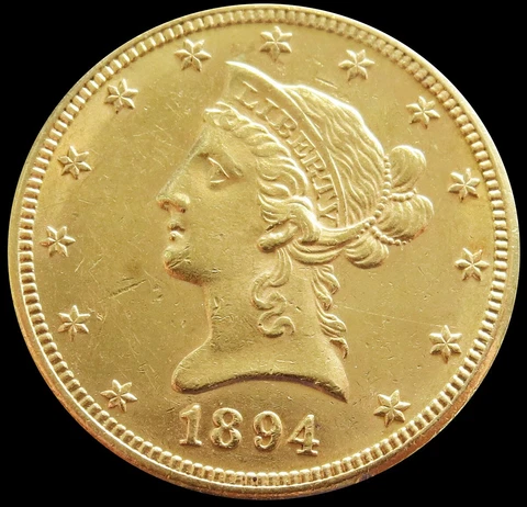 1894 O GOLD NEW ORLEANS USA $10 LIBERTY HEAD EAGLE HIGH GRADE COIN Cover