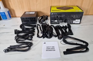 Corsair RM1000X 1000W Fully Modular Gaming PCI-E 5.0 ATX 3.0 PSU Power Supply - Photo 1/9