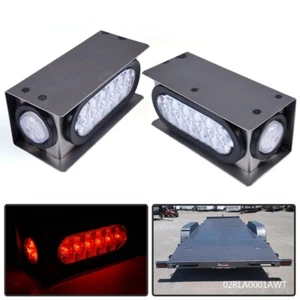 Steel Housing Box 6" Oval Tail Light 2" Marker Lights Fit For Trailer/Truck LED - Picture 1 of 12