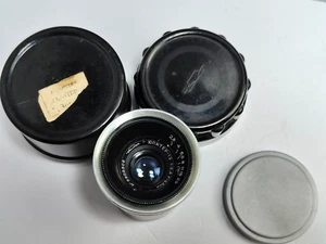 KMZ Jupiter-12 Red P 35mm 2.8 USSR Lens Carl Zeiss Biogon Leica M39 LTM SCREW - Picture 1 of 10