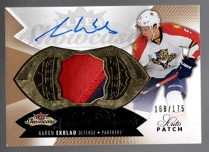 2014-15 Aaron Ekblad Fleer Showcase Rookie RC Patch OC Auto /175 Panthers #204 - Picture 1 of 2