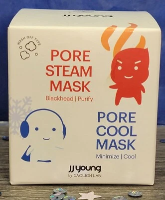 Máscara JJ Young Pore Steam & Cool, puntos negros de 1,75 oz, minimiza los poros ENVÍO GRATUITO Foto 1 de 4