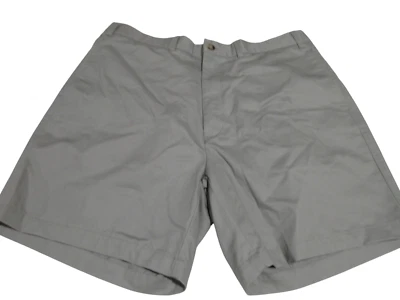 Pantalones Cortos Chinos Grises Informales Para Hombre Roundtree & Yorke Espalda Elástica EXCELENTE Foto 1 de 4