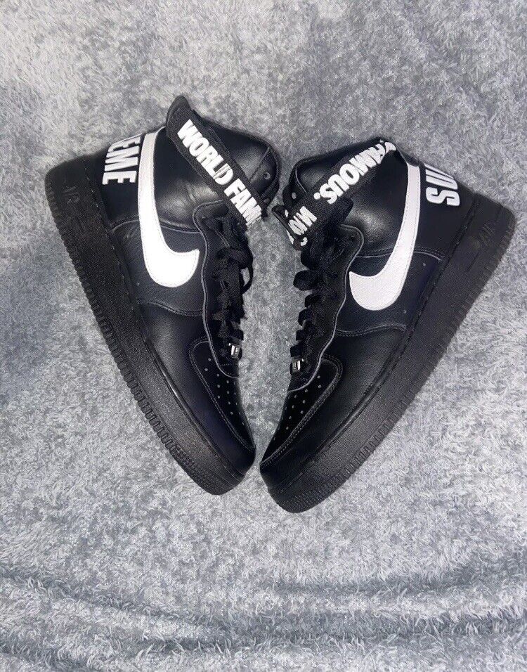 Nike Supreme x Air Force 1 SP High Black for Sale Nike Supreme x Air Force 1 SP High Black for Sale