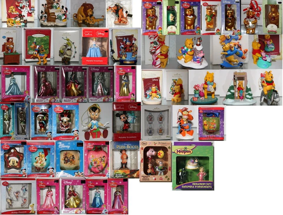 Ornament Weihnachten Glas-Weihnachtsbaumanhänger Figur AUSWAHL: DISNEY-Muppets - Bild 1 von 1