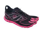 Fila SkeleToes Womens 6 Black & Pink Running Shoes 5PK14023-027 Low Top Sneakers