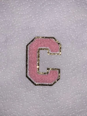 Pink & Gold - Varsity Letter “C” - Image 1 of 3