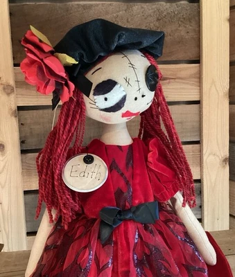 Linda muñeca primitiva espeluznante ~ ÚNICA ~ Edith Foto 1 de 4