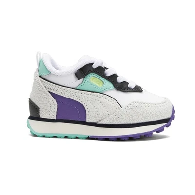 Zapatillas informales blancas con cordones PUMA Rider Fv Daytona para niñas pequeñas 3934280 Foto 1 de 4