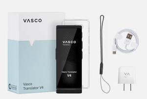 Vasco V4 Language Translator Device Free Lifetime WiFi Bundle Case SEALED NEW - Picture 1 of 1