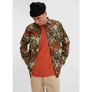 Levis Button Up Hemd Herren Large Grün Digital Camo Cord Military Relaxed - Bild 1 von 10