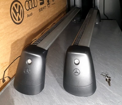 Genuine Mercedes Benz W177 A-class Hatchback Roof Bars Rack 2018- On (3) - Image 1 of 4