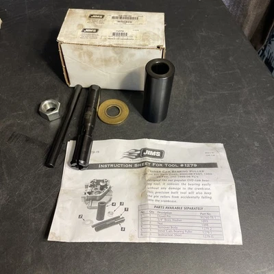 Jims 1279 Inner Cam Bearing Remover For Harley Twin Cam Motorcycle Used Like New - Image 1 of 4