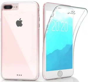 TRI-MAX CLEAR SCREEN GUARD FULL BODY WRAP CASE SLIM COVER FOR iPHONE 7/8 PLUS - Picture 1 of 7