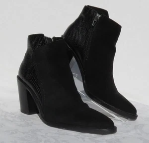 Stivaletti Dolce Vita US donna 7 neri pelle di serpente tacco 3,5" punta a punta - Foto 1 di 9