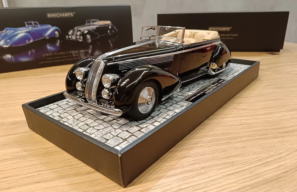MINICHAMPS - LANCIA ASTURA TIPO 233 CORTO - 1936 - Black - N° 035 of 150 pcs - Immagine 1 di 4