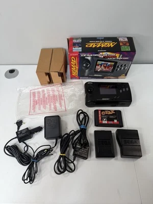 Sega Genesis Nomad Game System W/ OEM Box & Accessories Tested Working - Image 1 of 4