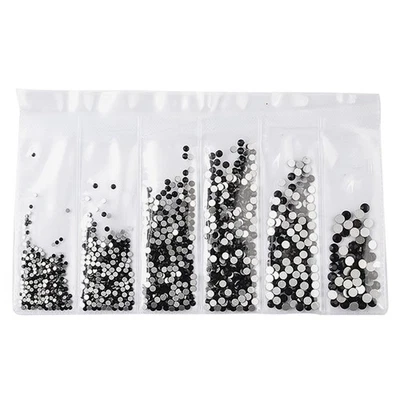  1364 piezas pedrería de vidrio artesanía de uñas decoración artículos de arte de uñas - Imagen 1 de 4