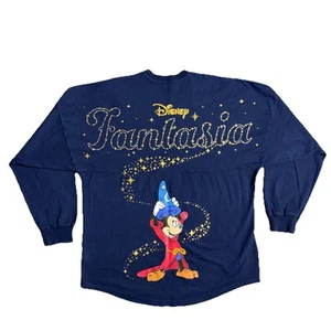 Disney Cast Member Exclusive Fantasia Spirit Jersey Adult Small Sorcerer Mickey - Picture 1 of 7