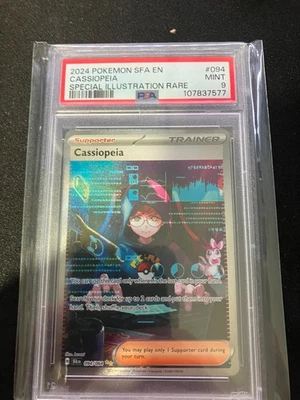 Cassiopeia SIR Special Illustration Rare 094/064 Shrouded Fables Pokemon PSA 9 - Image 1 of 2